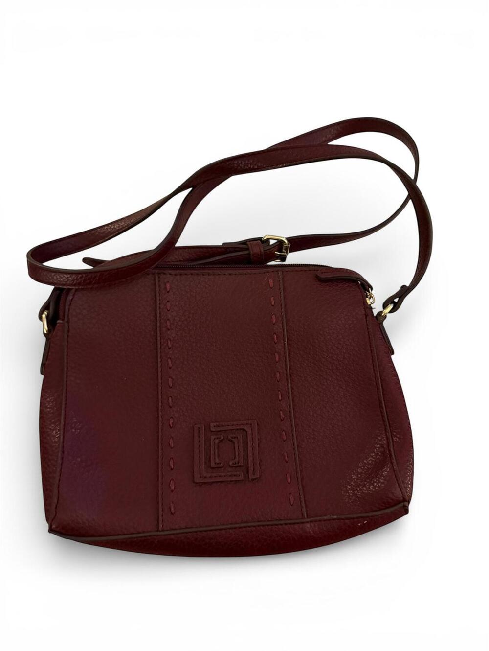 Liz Claiborne Classic Burgundy Crossbody Bag
